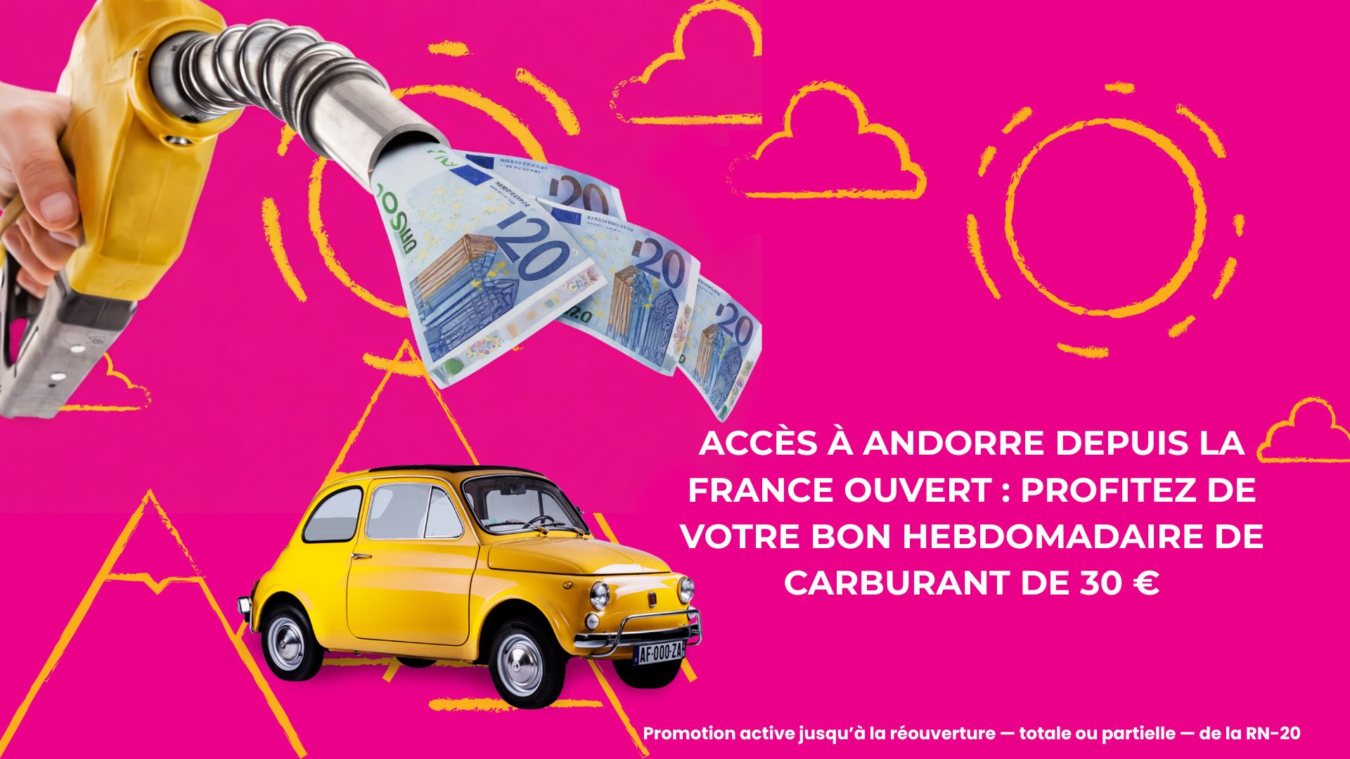 Aconsegueix el teu val de carburant de 30 € a Andorra